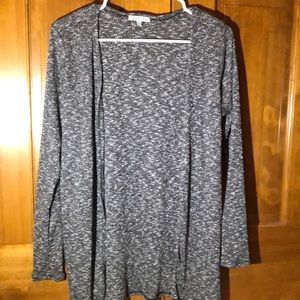 Gray Speckled Charlotte Russe Cardigan Size M